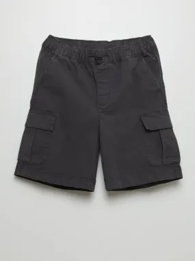 Bermuda con tasche con patta - NERO