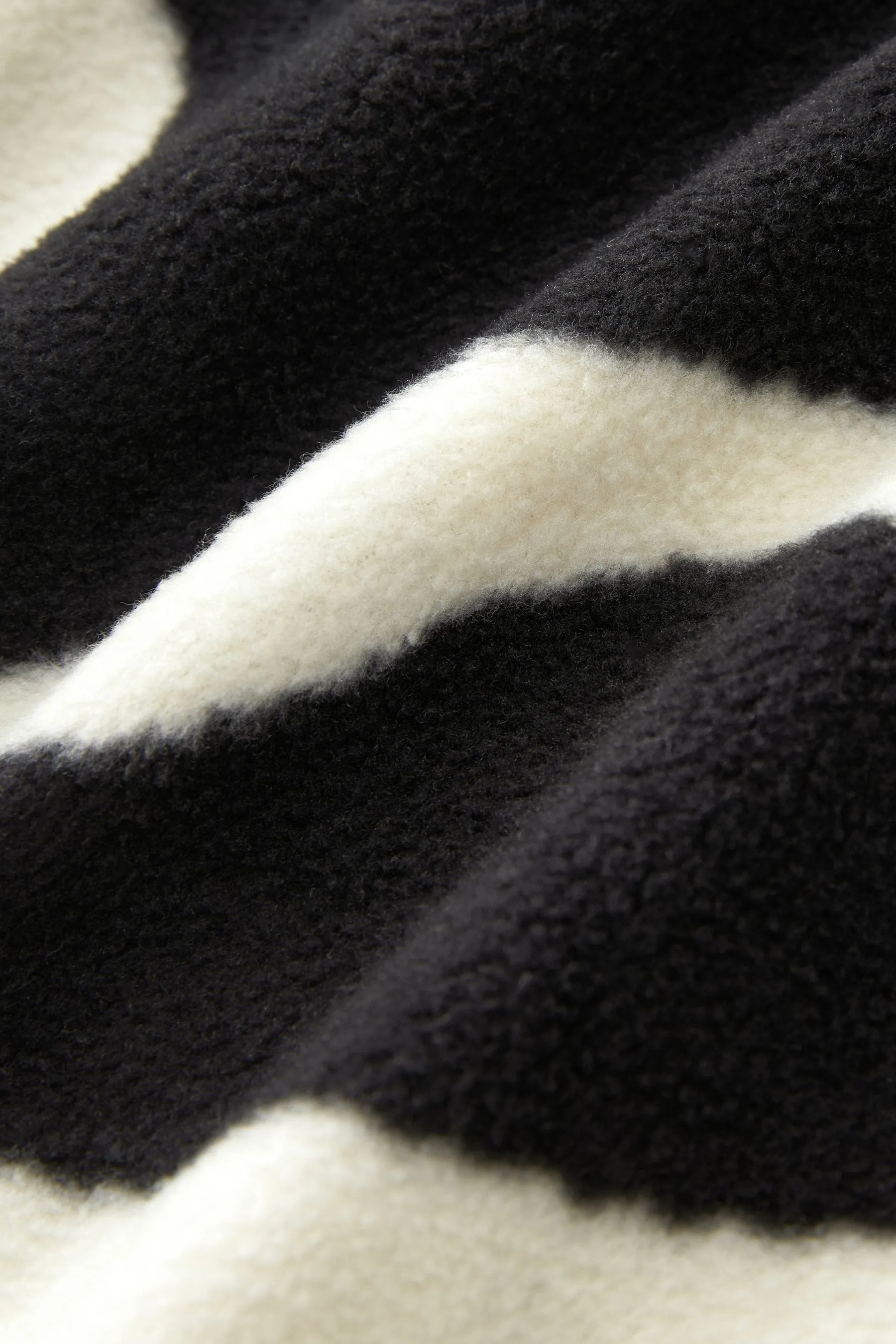 Nero/bianco  - Pile leggero da esterno